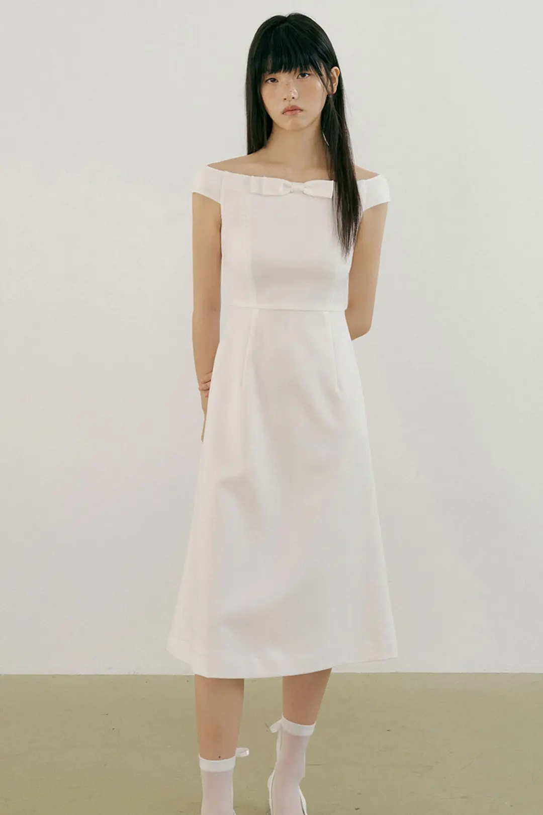 루시르주 Bellucci Ribbon One-piece (ivory) 상품 이미지 2