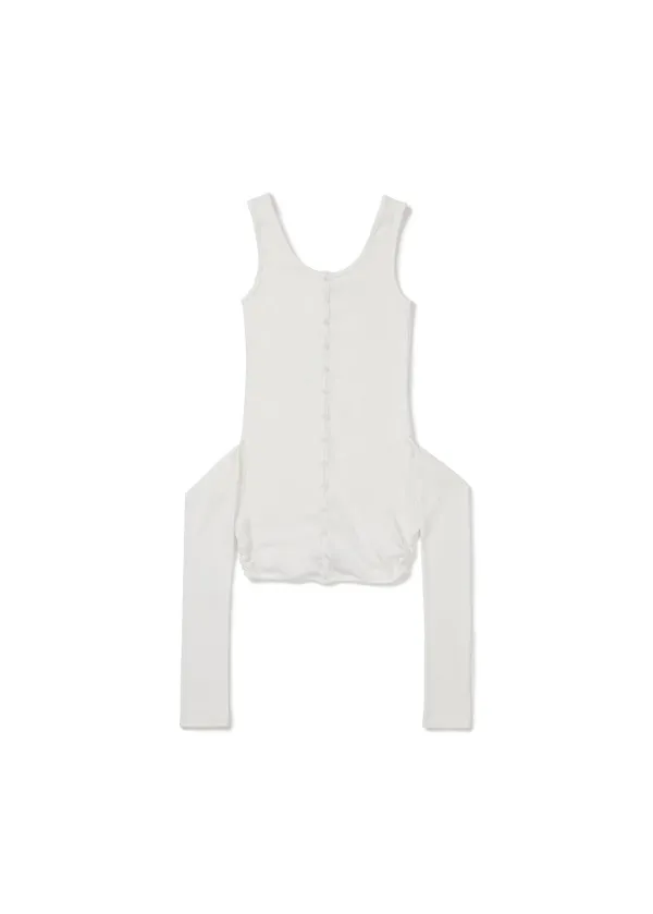 TWO-WAY BUTTON-UP TOP (WHITE)
