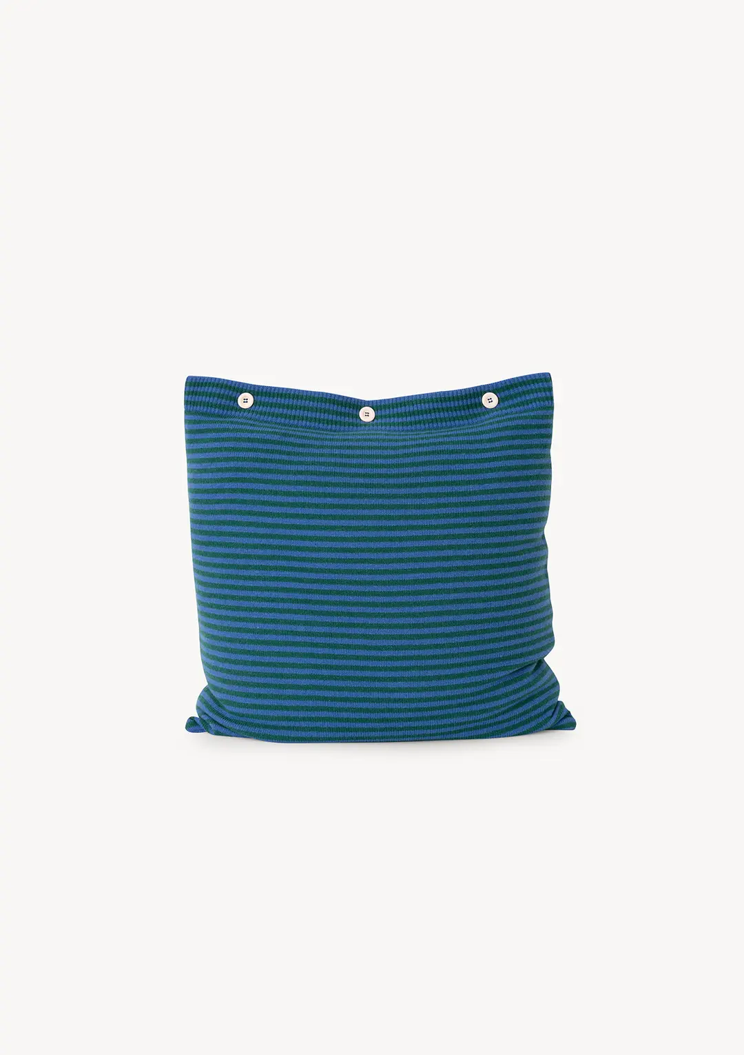 [Exclusive]Button Knitted Cushion Cover in Green
