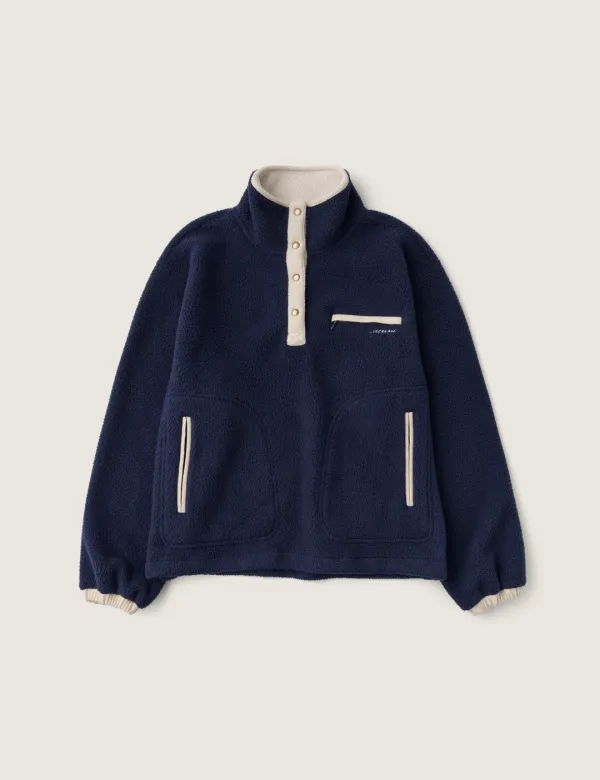 Montana Fleece Anorak (Navy)