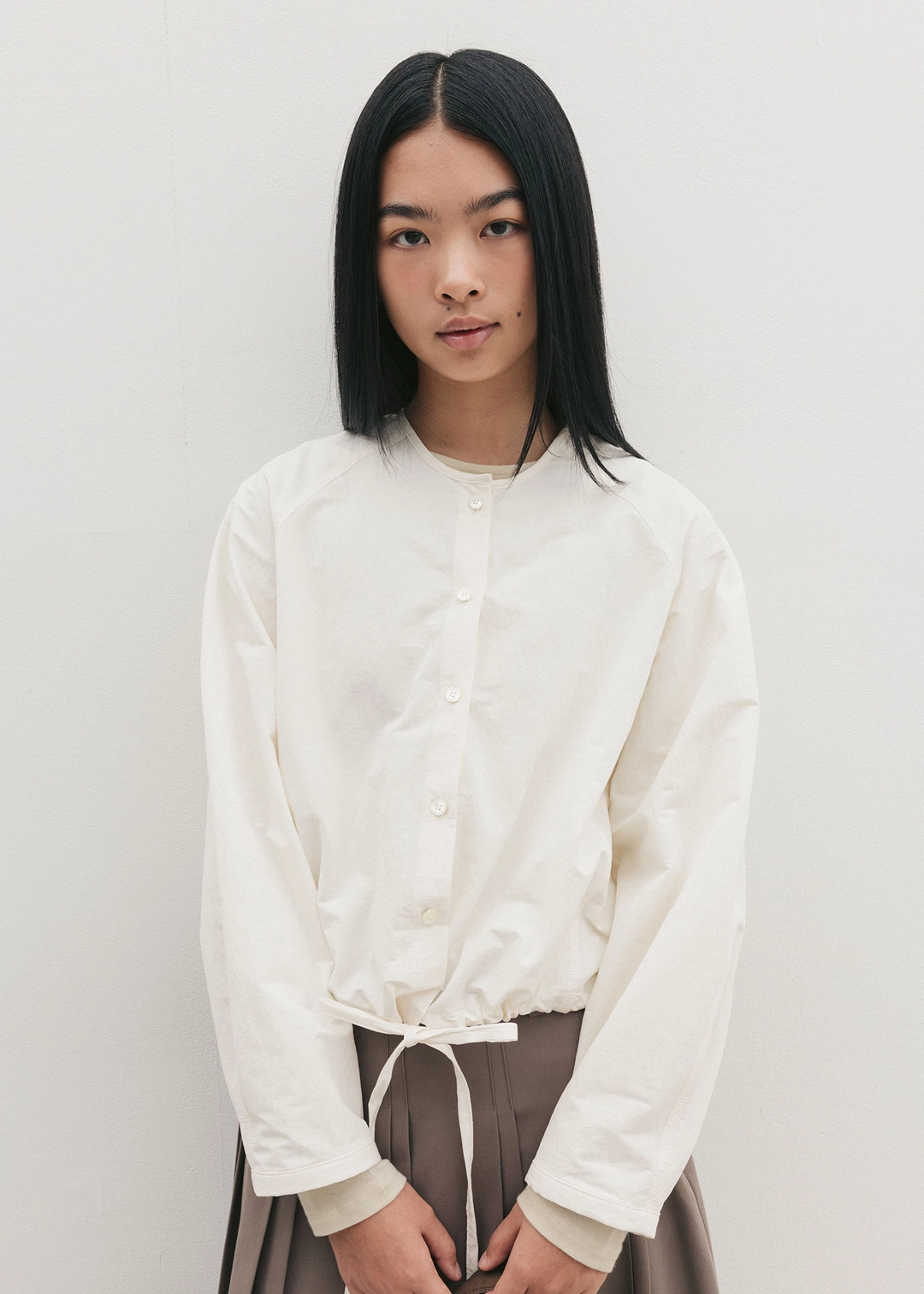 더라이 Raglan String Blouse(Ivory) 상품 이미지 2