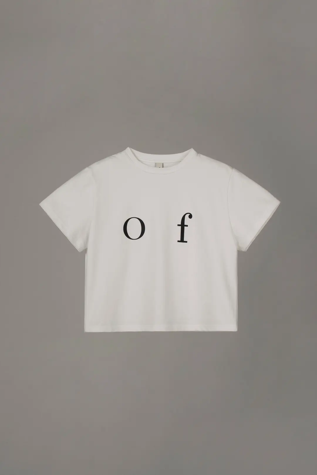 오버듀플레어 OF LOGO T-SHIRT_WHITE 상품 이미지 1