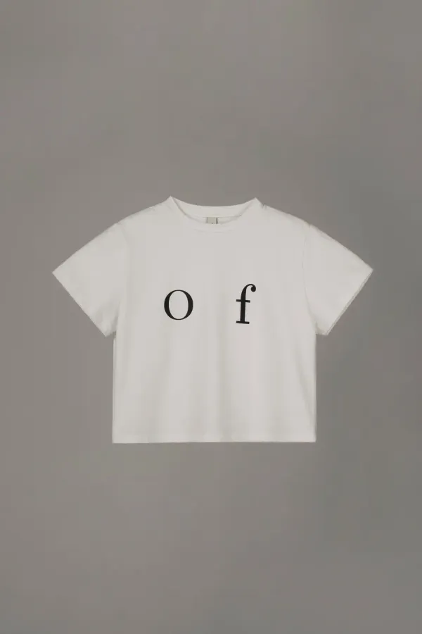 OF LOGO T-SHIRT_WHITE