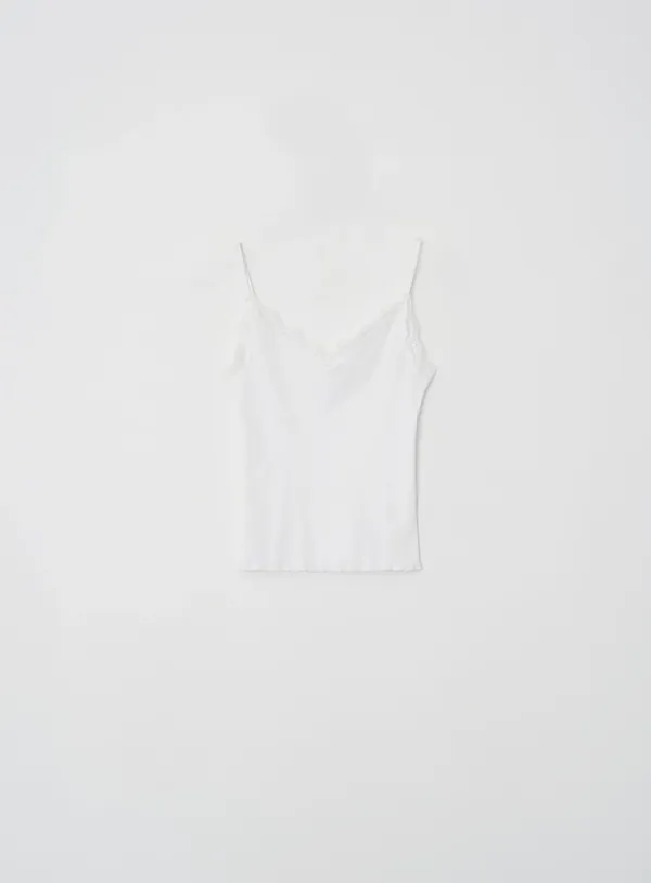 [2ND]Petal lace sleeveless(2color)