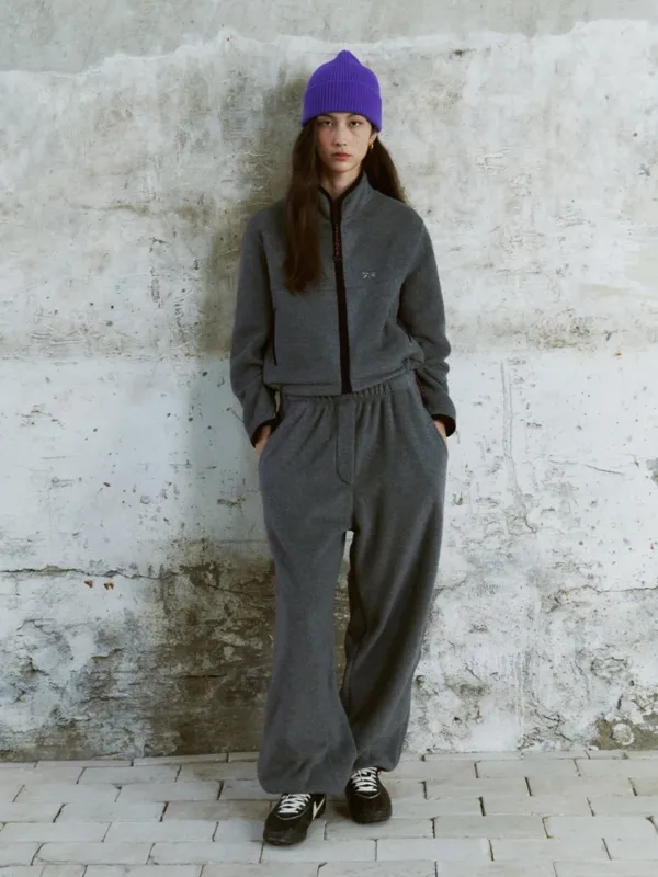 Soft Fleece Pants Grey_F254PT04