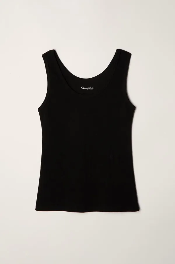ESSENTIAL TANK TOP BLACK