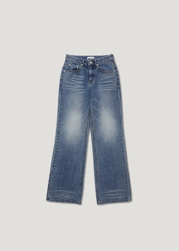 [4th] Boots Cut Denim_Vintage Wash