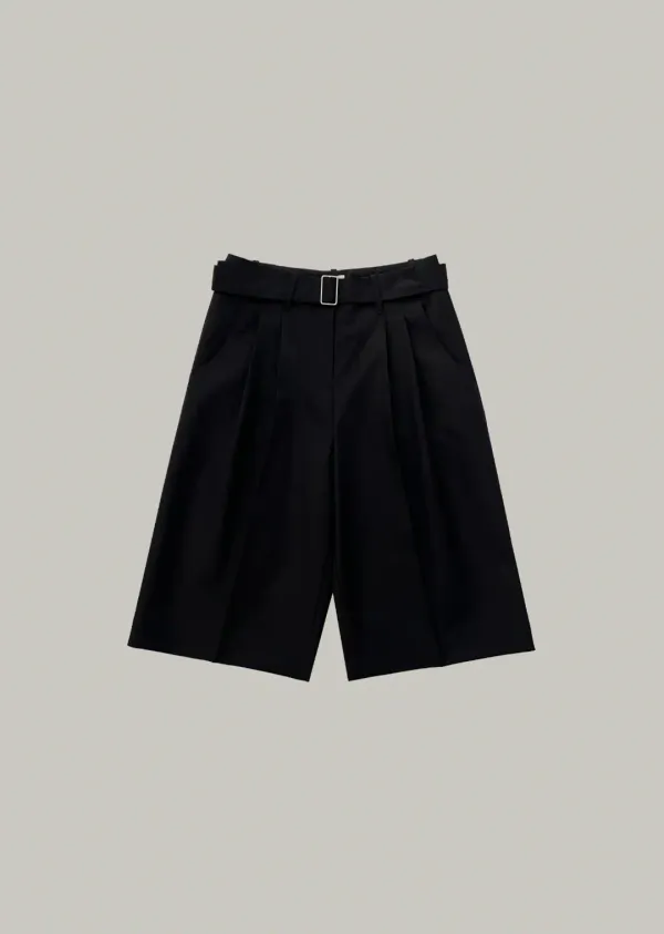 bermuda pintuck pants