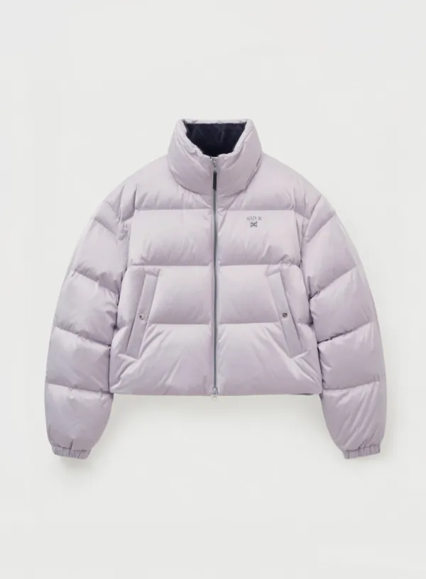 (W) Loren Crop Duck Down Padding - Lavender