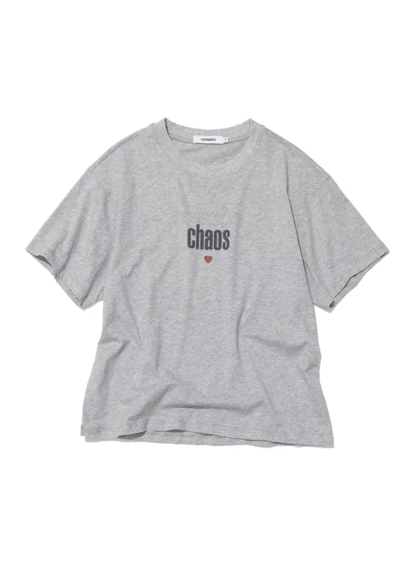 [WOMEN] POSITIVE CHAOS PRINTED TEE_MELANGE