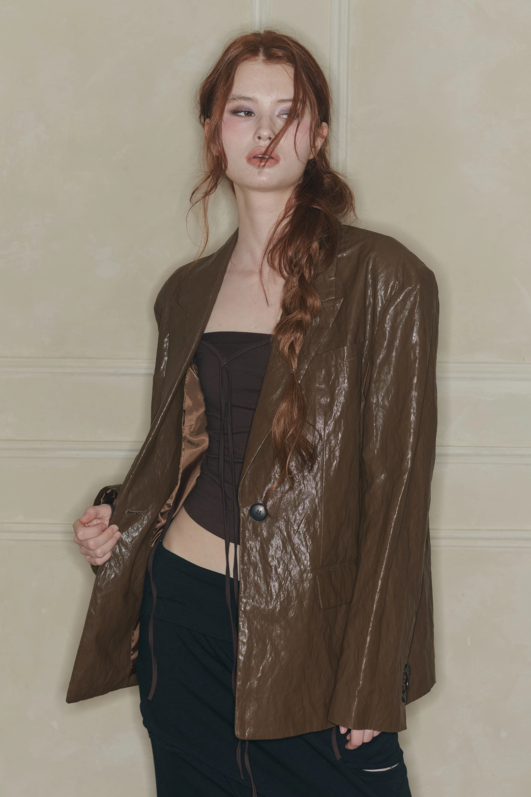페인오어플레져 MIDNIGHT BLAZER brown 상품 이미지 1