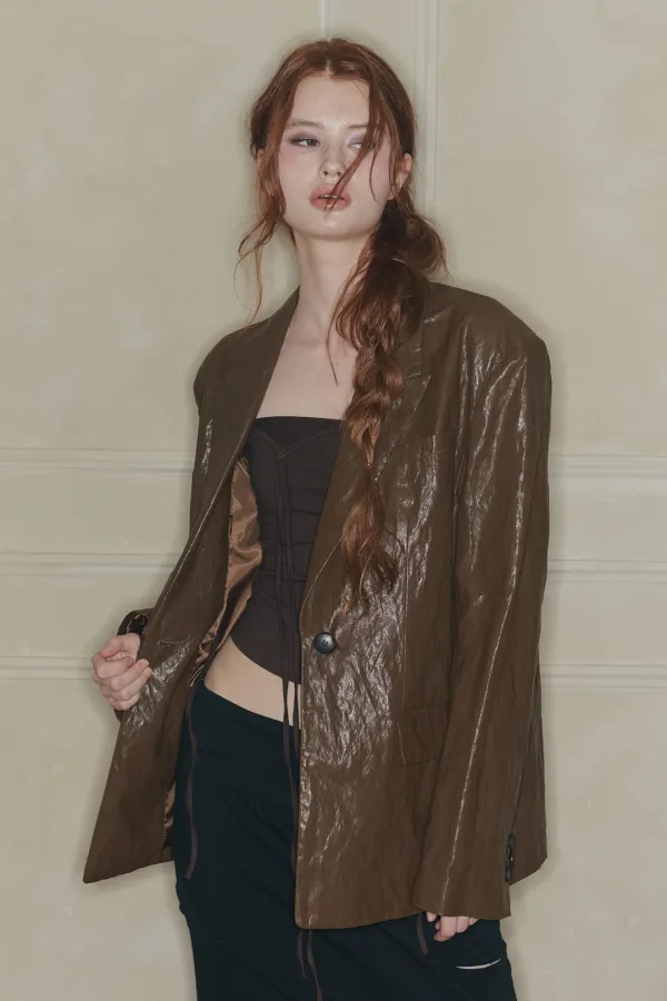 MIDNIGHT BLAZER brown