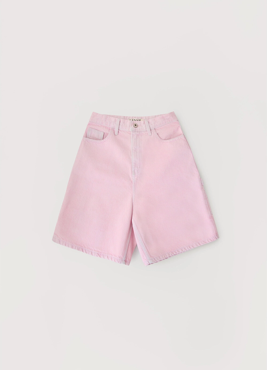 르바 Carpenter Half Denim - Fade Pink 상품 이미지 1