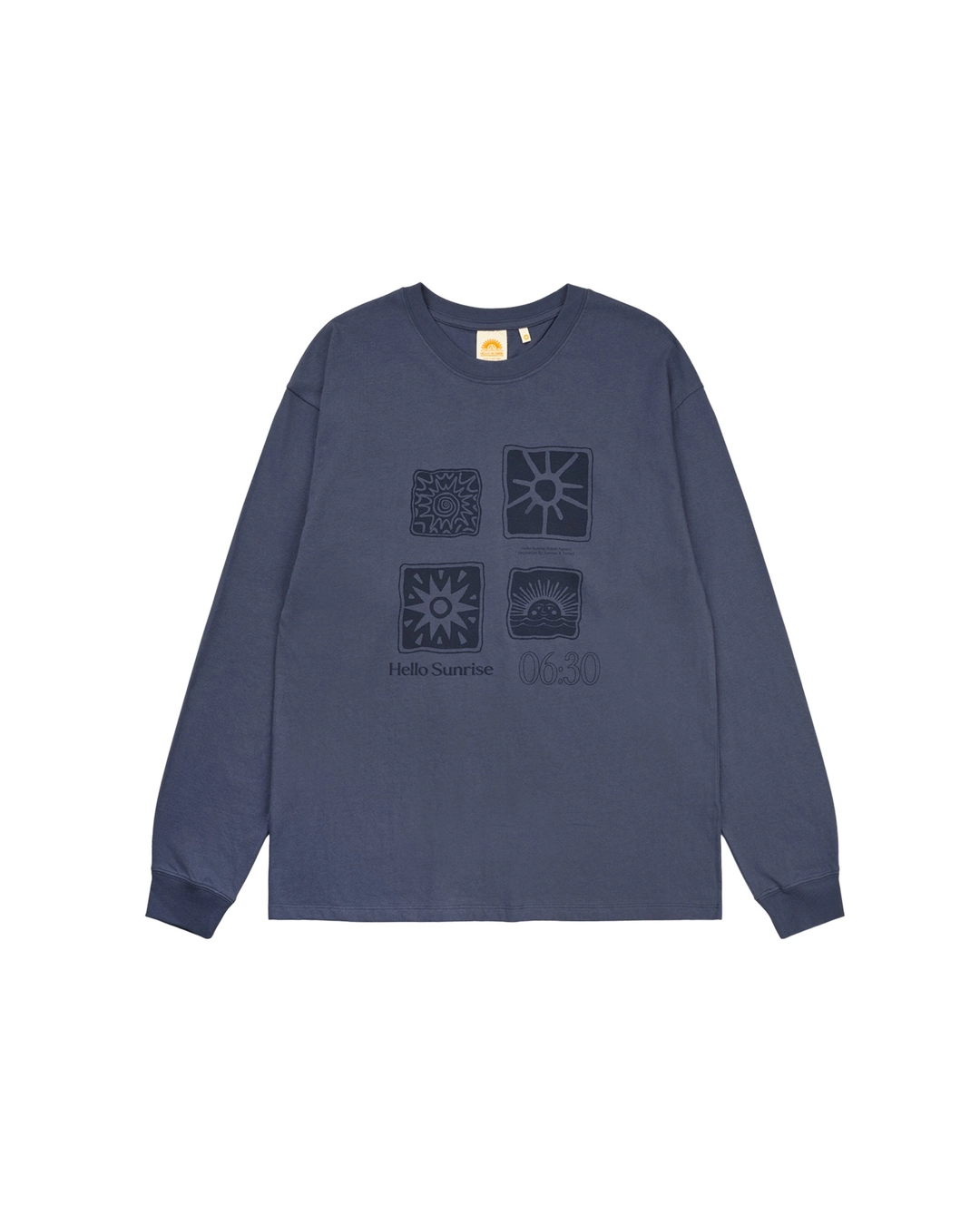헬로선라이즈 Sun Stamp L/S Tee_VTG Navy 상품 이미지 1