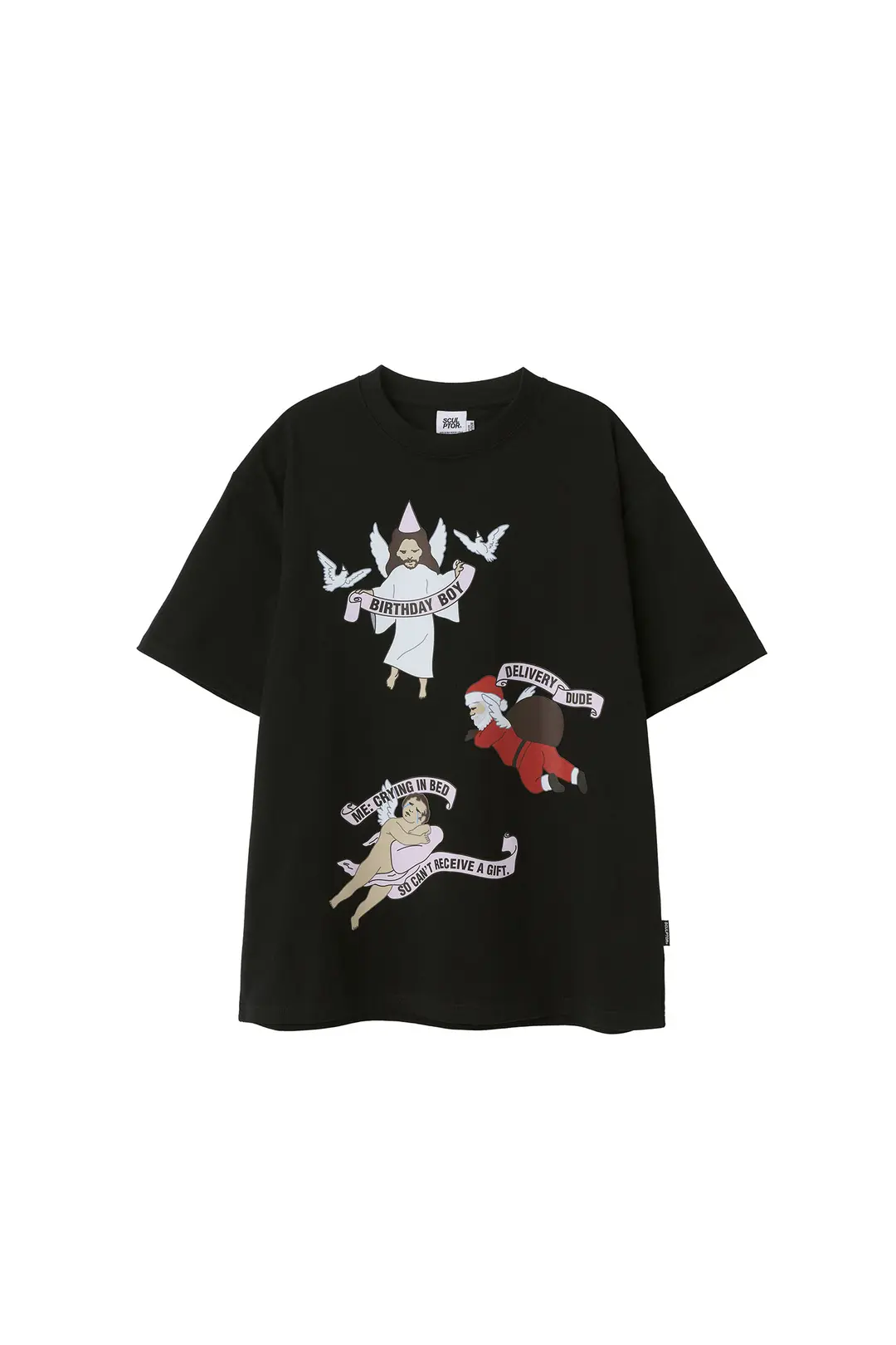 스컬프터 Ugly Christmas Tee Black 상품 이미지 3