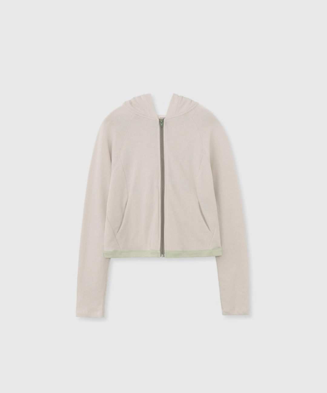 니히 Haze hoodie (Light khaki) 상품 이미지 1