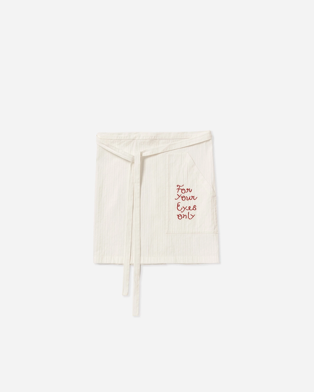 포유어아이즈온리 FYEO Lettering Stripe Half Apron 상품 이미지 1