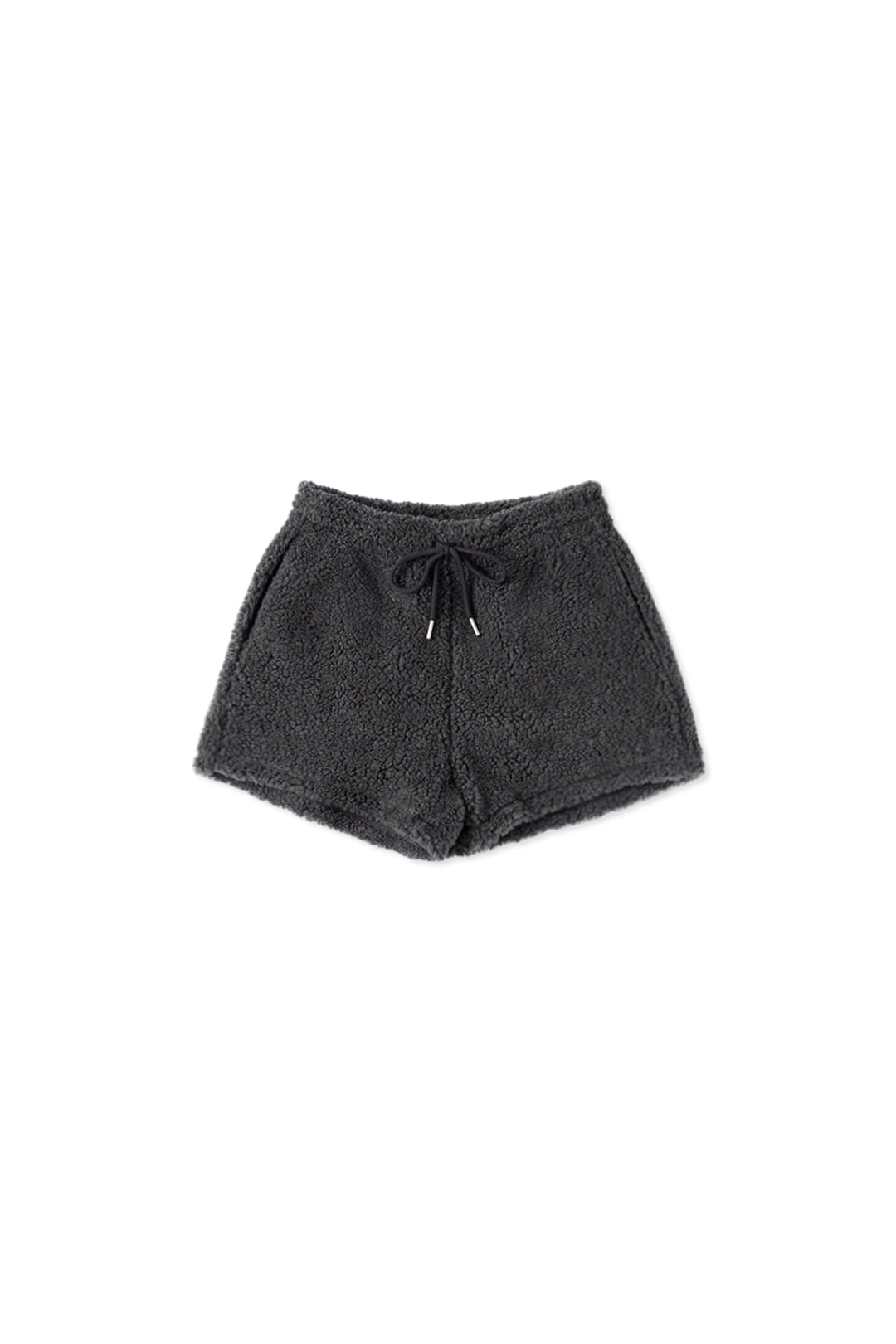 위드아웃썸머 Teddy fleece shorts_charcoal 상품 이미지 3