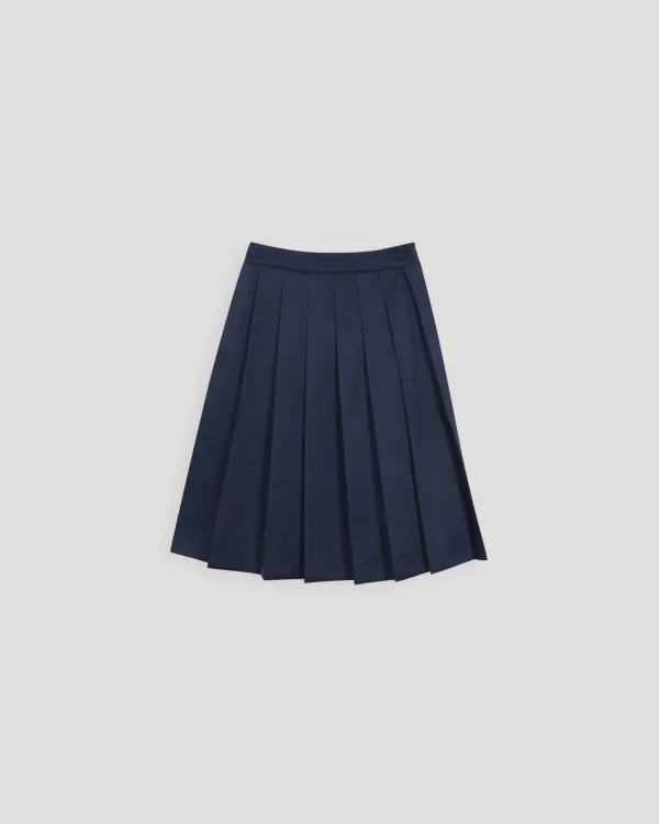 [2차] flétta Satin Pleats Skirt_2 Colors