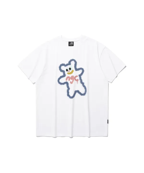 spray print tee[white]
