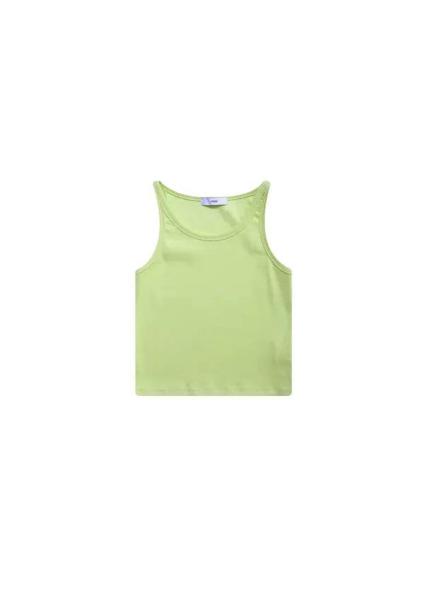 Layered rib Sleeveless (melon)