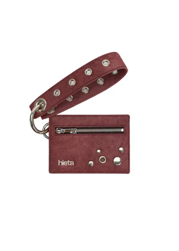 Zoey Wallet Keyring / Pink