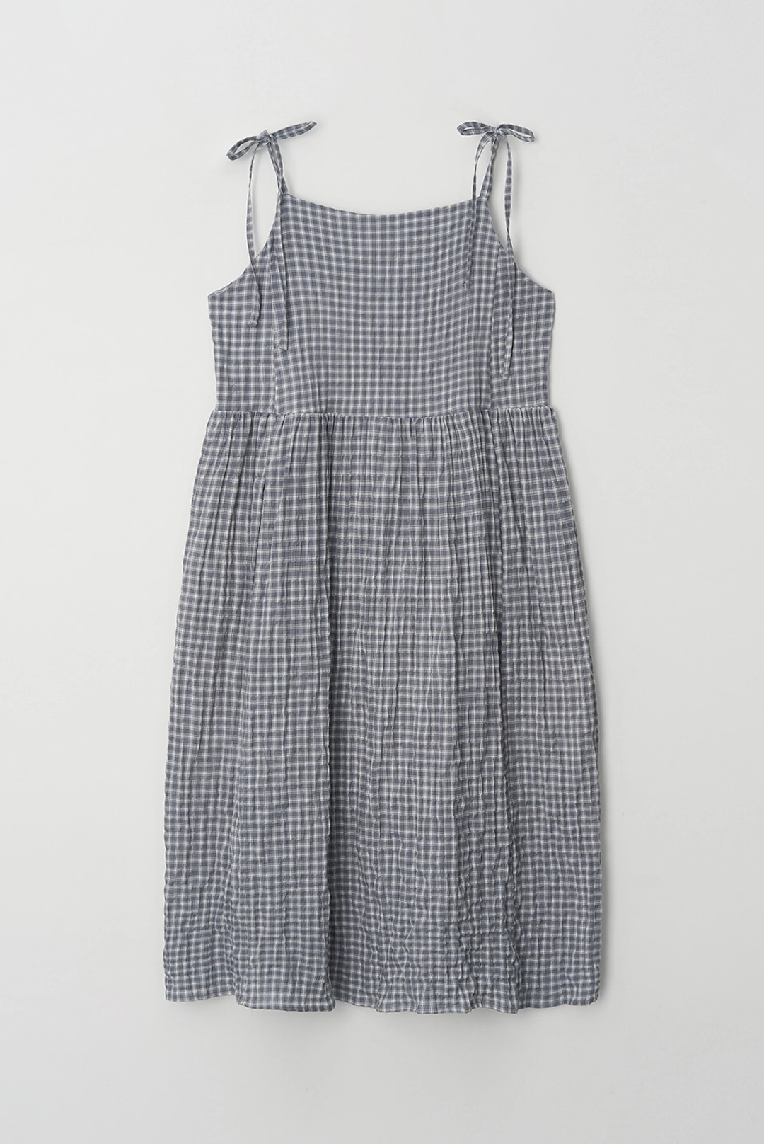 브렌다 브렌든 baker string dress - grey check 상품 이미지 1
