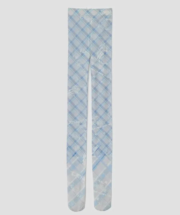 Sketch Grid Tights [Blue]