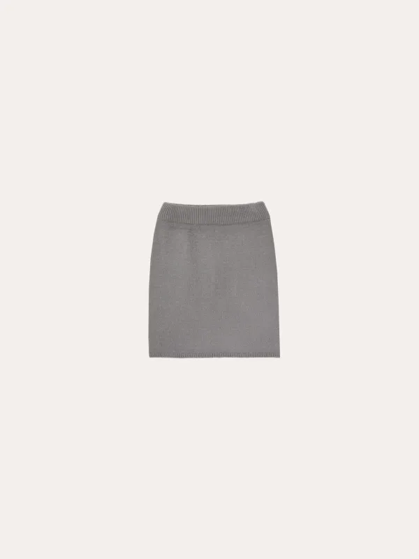 로레아 펀칭 스커트[GRAY]*오늘 출발