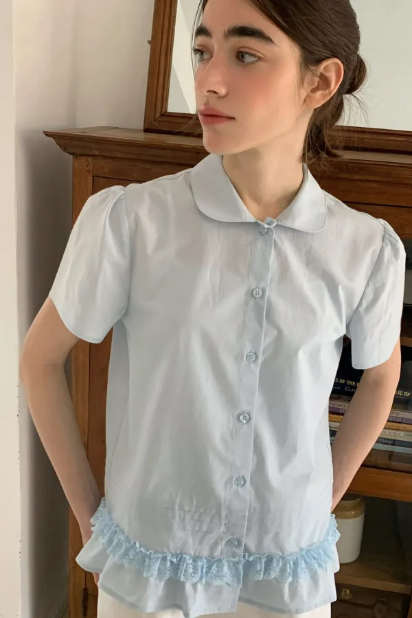 Coco Blouse / Sky Blue