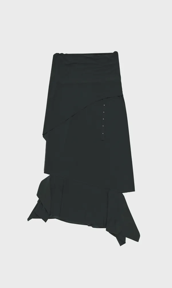 Shirley Unfold Layered Skirt_Misty Grey