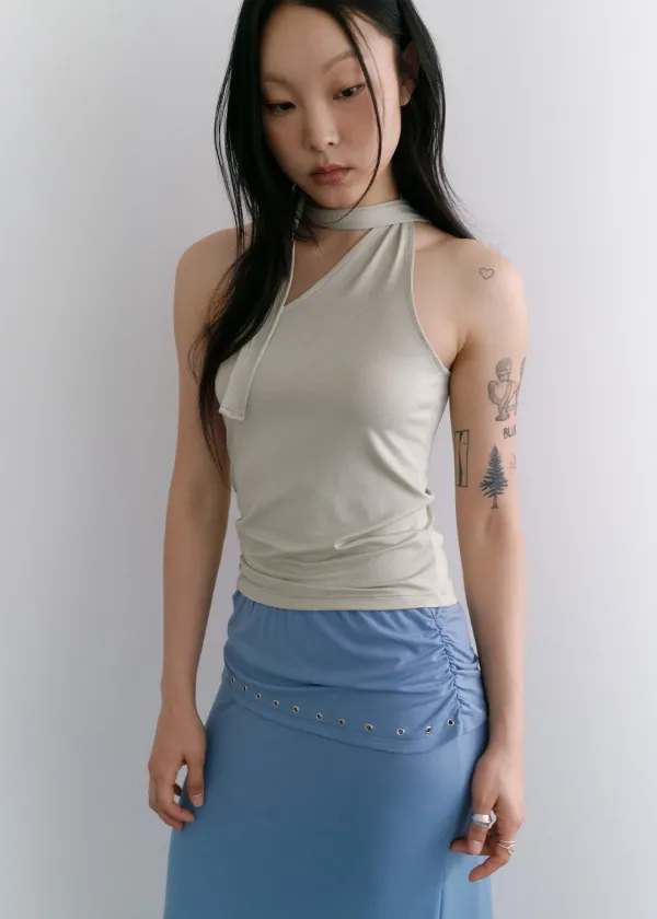 [X DOY]Two-way halter neck sleeveless top_3Color
