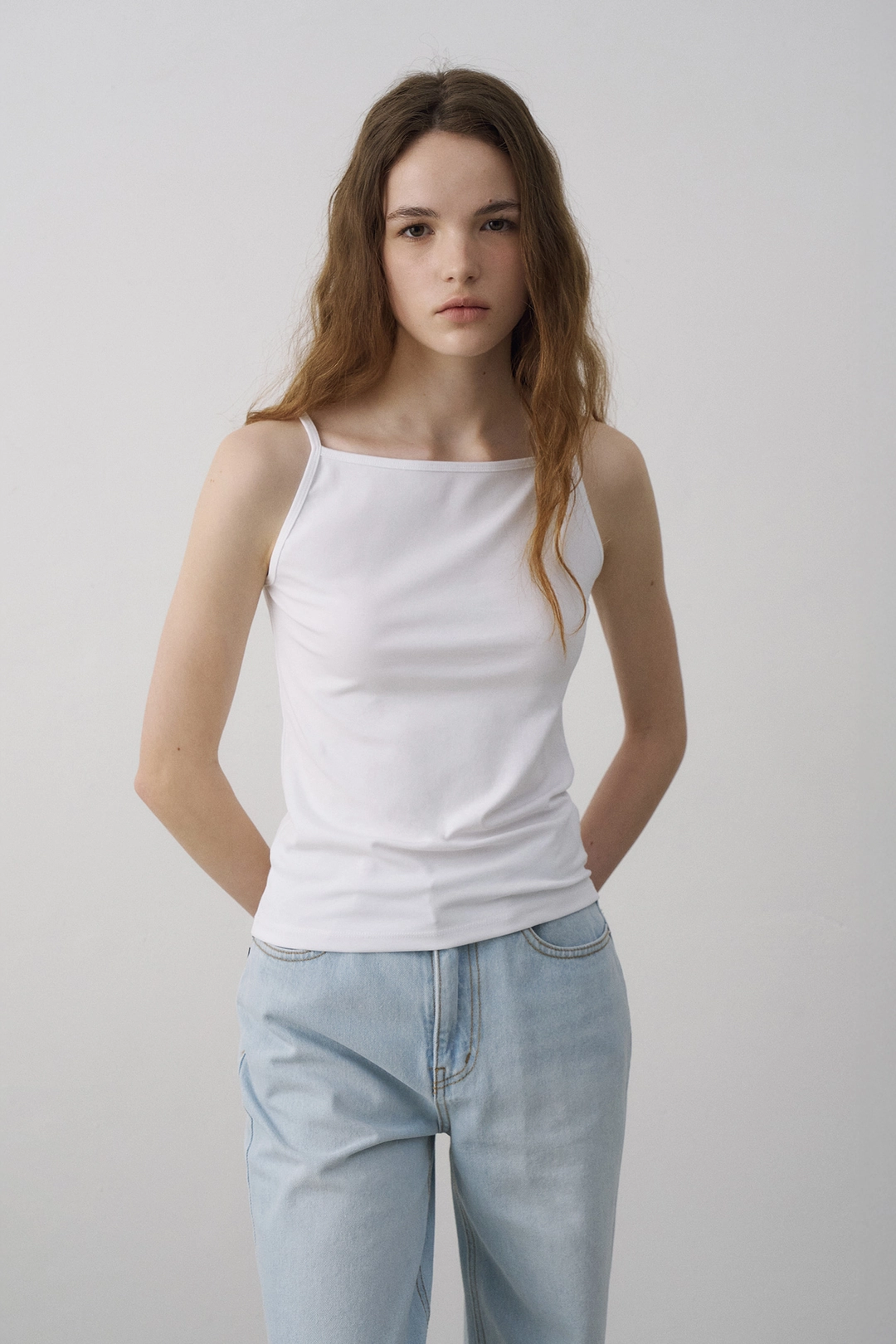 라메레이 Minimal Boat Neck Sleeveless[LMBFSUTT626]-2color 상품 이미지 3