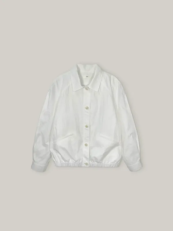 Monet nylon blouson - White