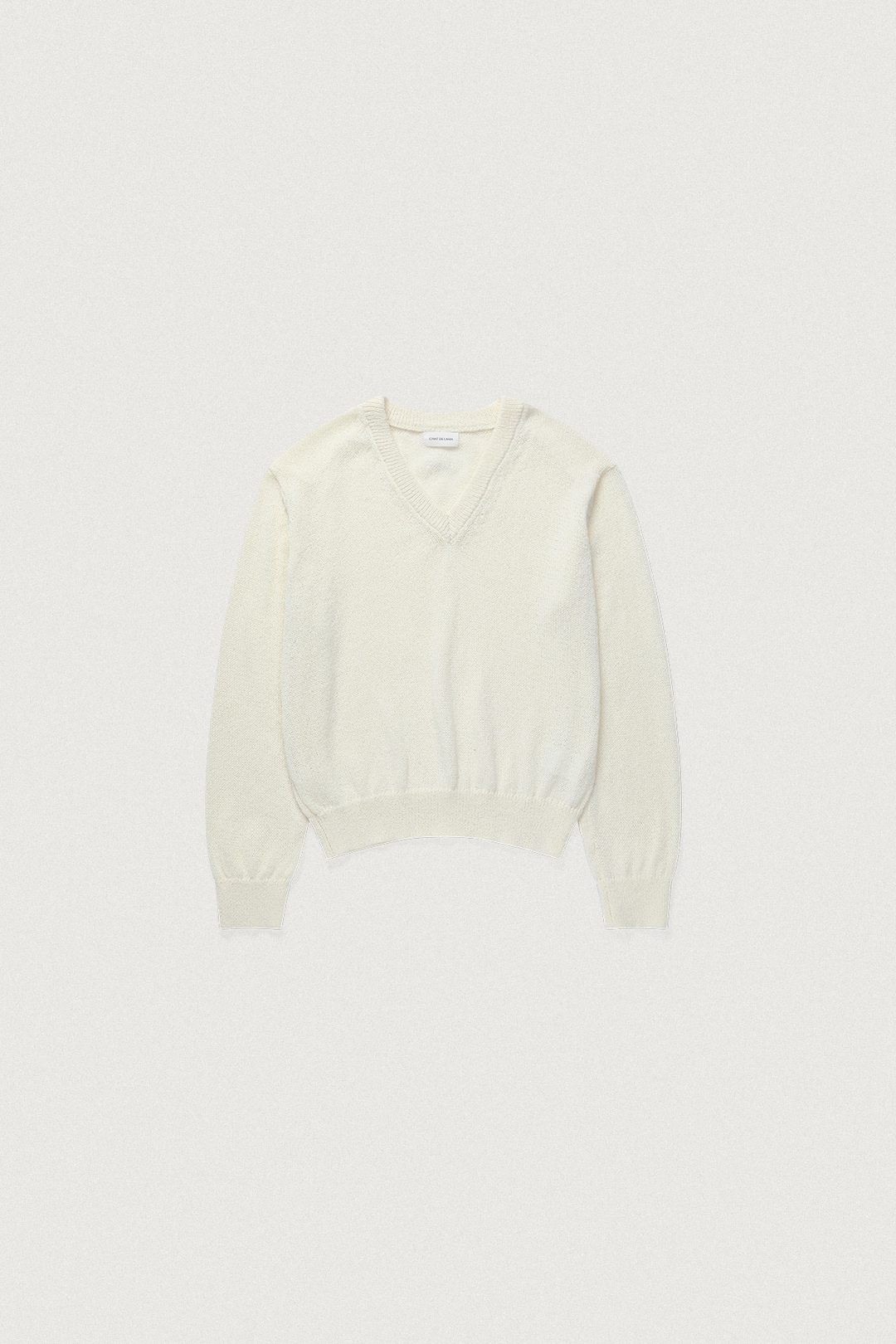 샤드라마 MOCO LOOSE V-NECK KNIT [IVORY] 상품 이미지 1