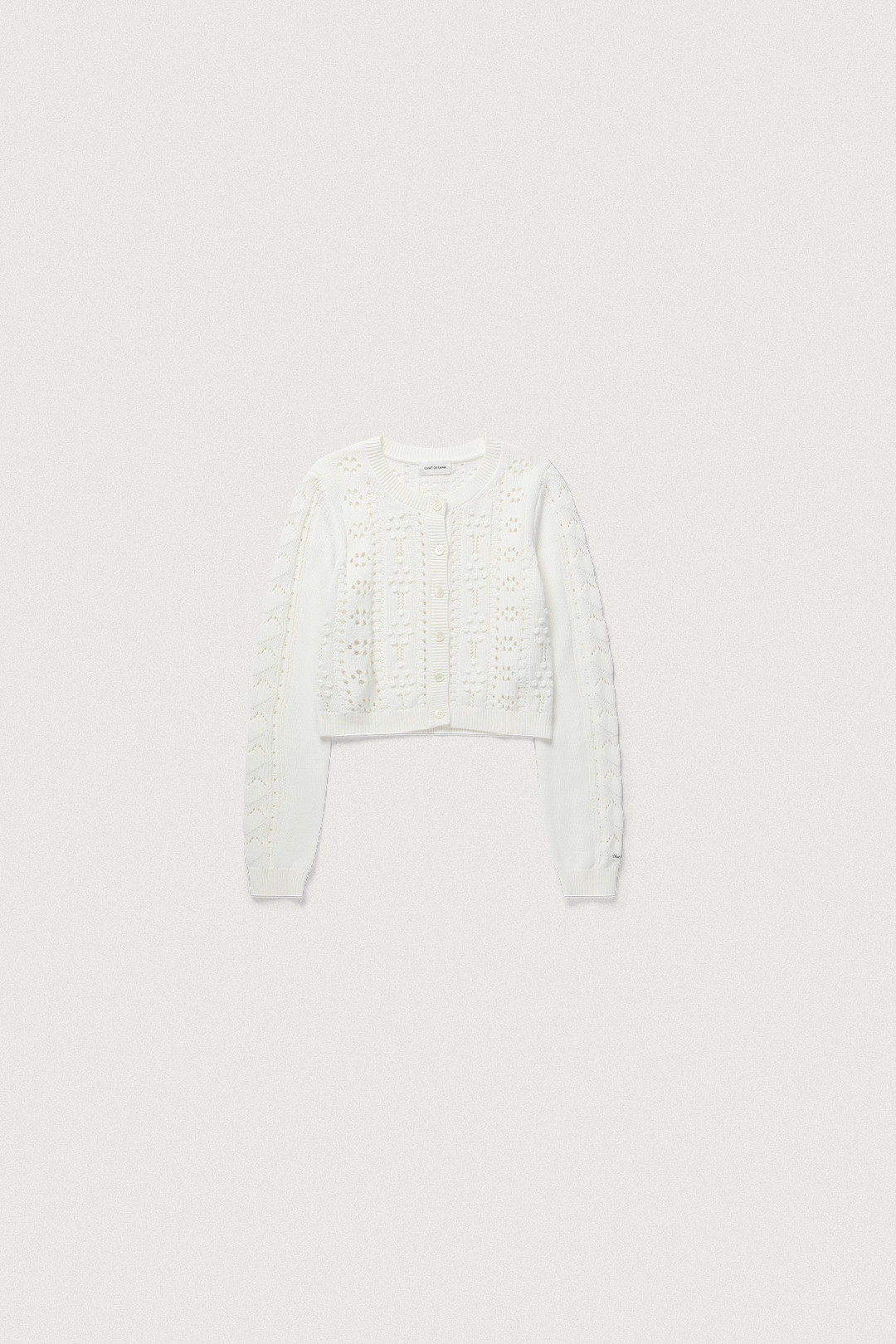 샤드라마 BLOOM CROCHAT CARDIGAN [IVORY] 상품 이미지 1