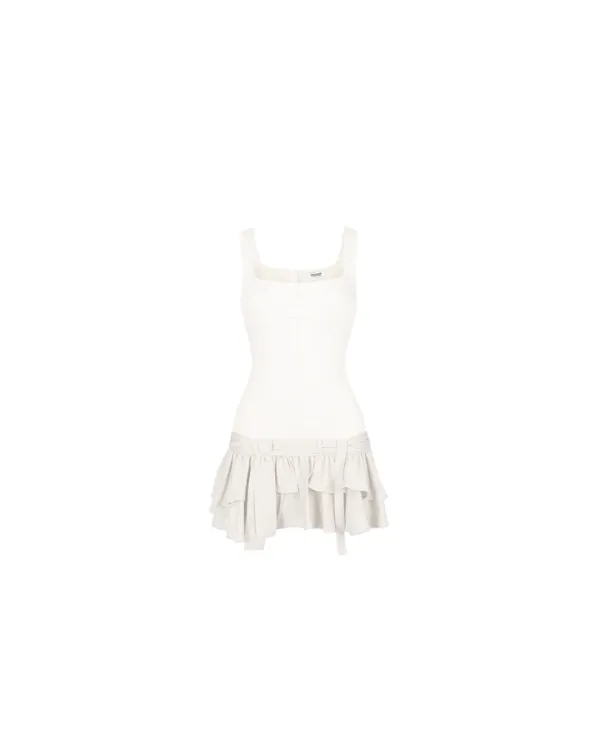 [2nd order] Shaped dress - White