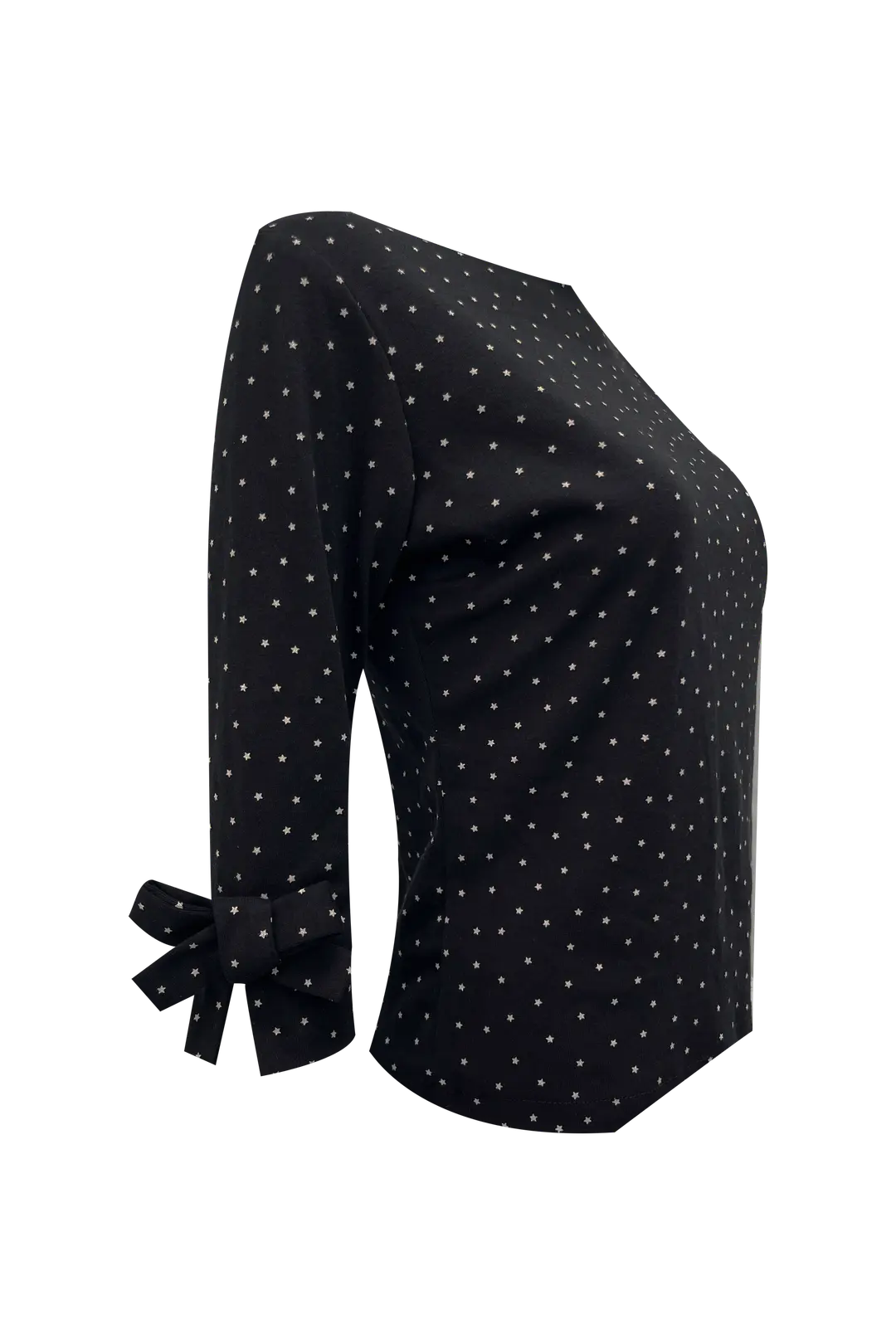 체메씨 STARRY HALF TEE (BLACK) 상품 이미지 3
