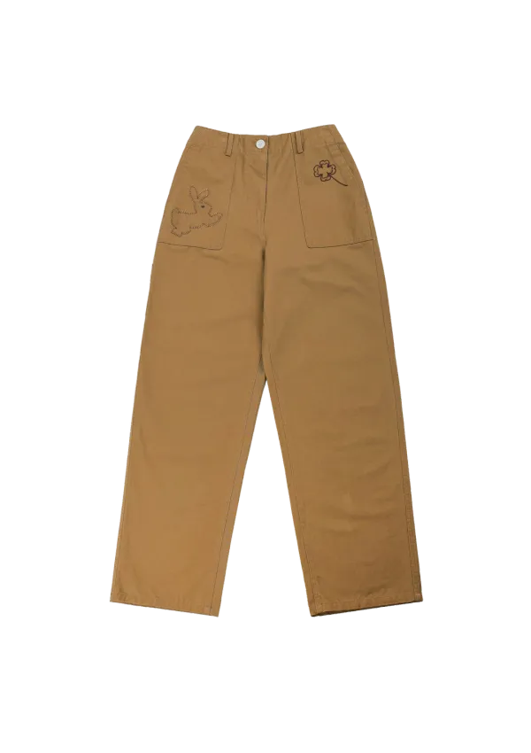 Mused Lucky Work Pants - Camel Beige