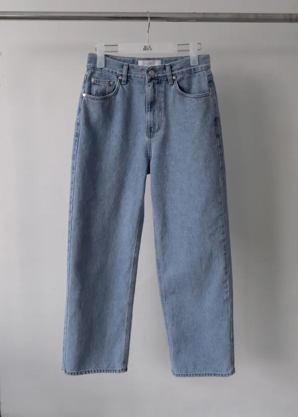 [exclusive] [2차]  [기장선택] Wide denim (classic blue)