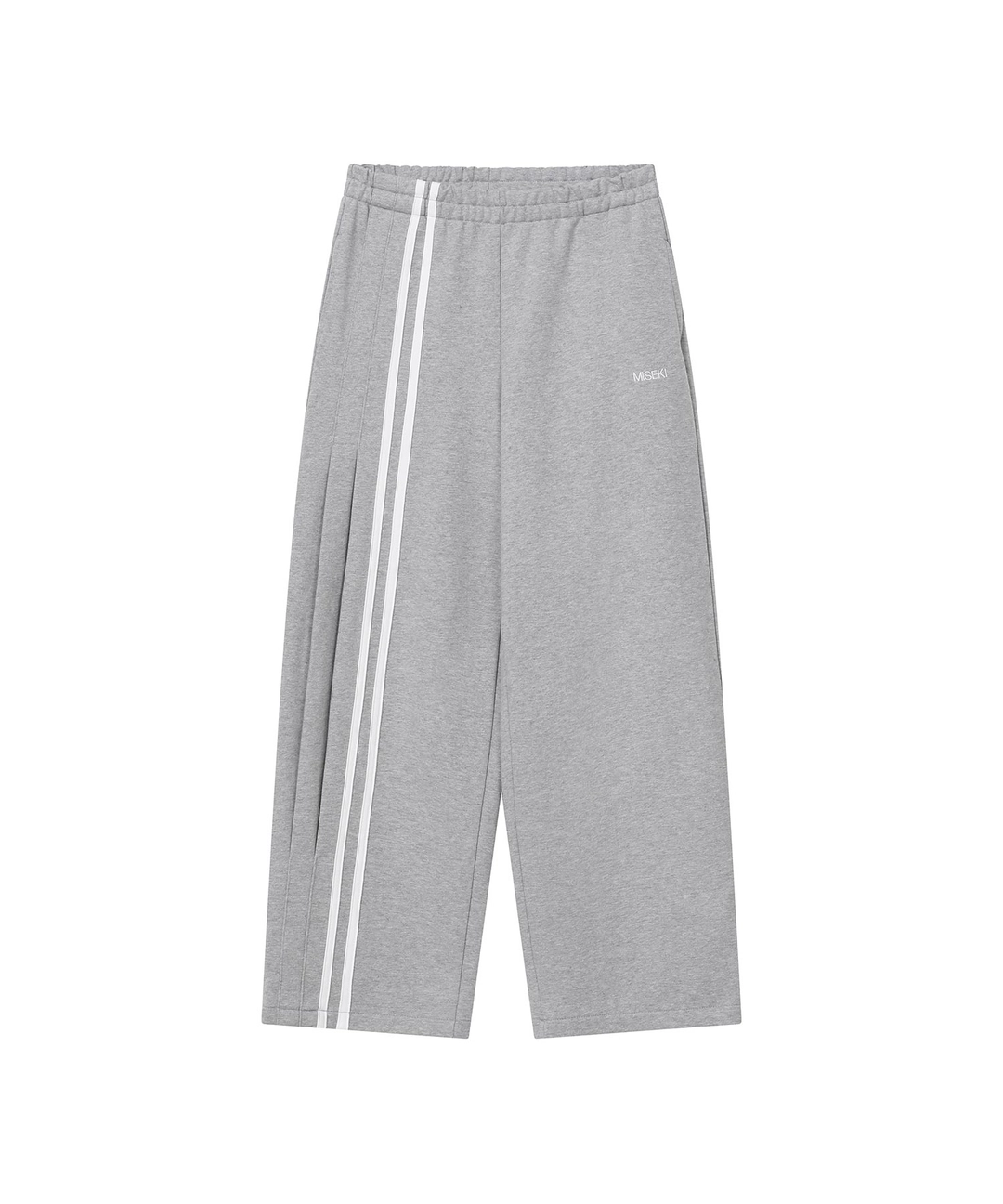 미세키서울 KIBON side stripe wide pants GREY 상품 이미지 1