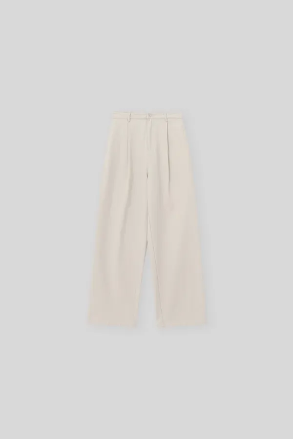 Slug cotton pants (ecru)