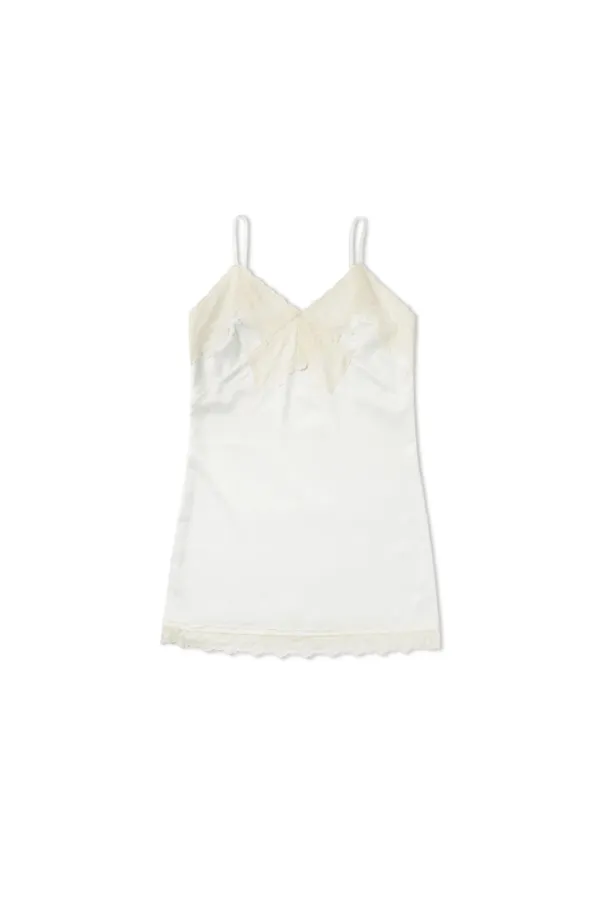 Roa satin dress_ivory