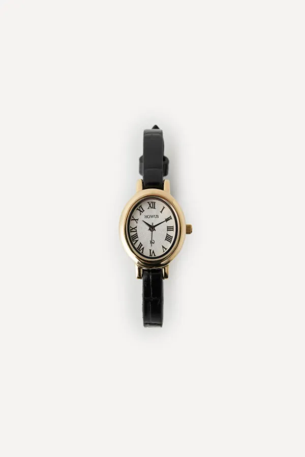 Classic Ellipse Leather Watch