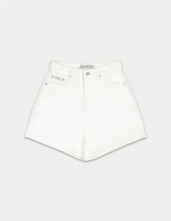 2nd / Patch ivory short pants - ivory