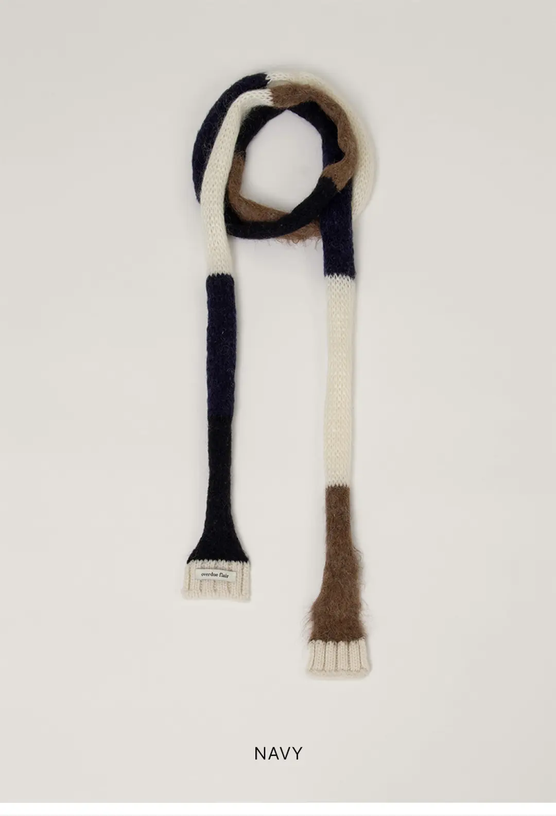 오버듀플레어 COLOR MIX MUFFLER_NAVY 상품 이미지 1