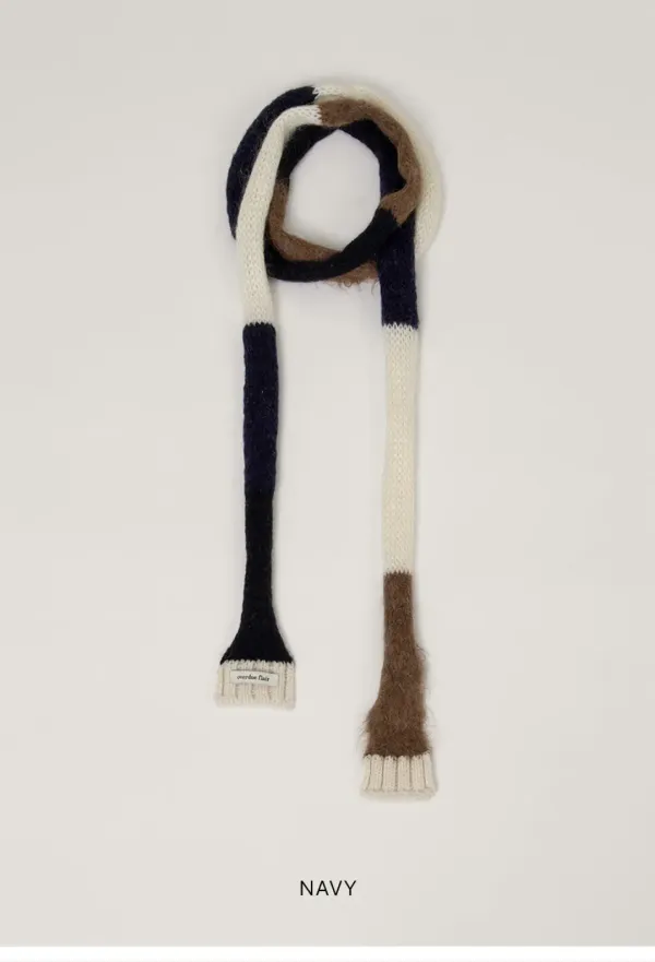 COLOR MIX MUFFLER_NAVY