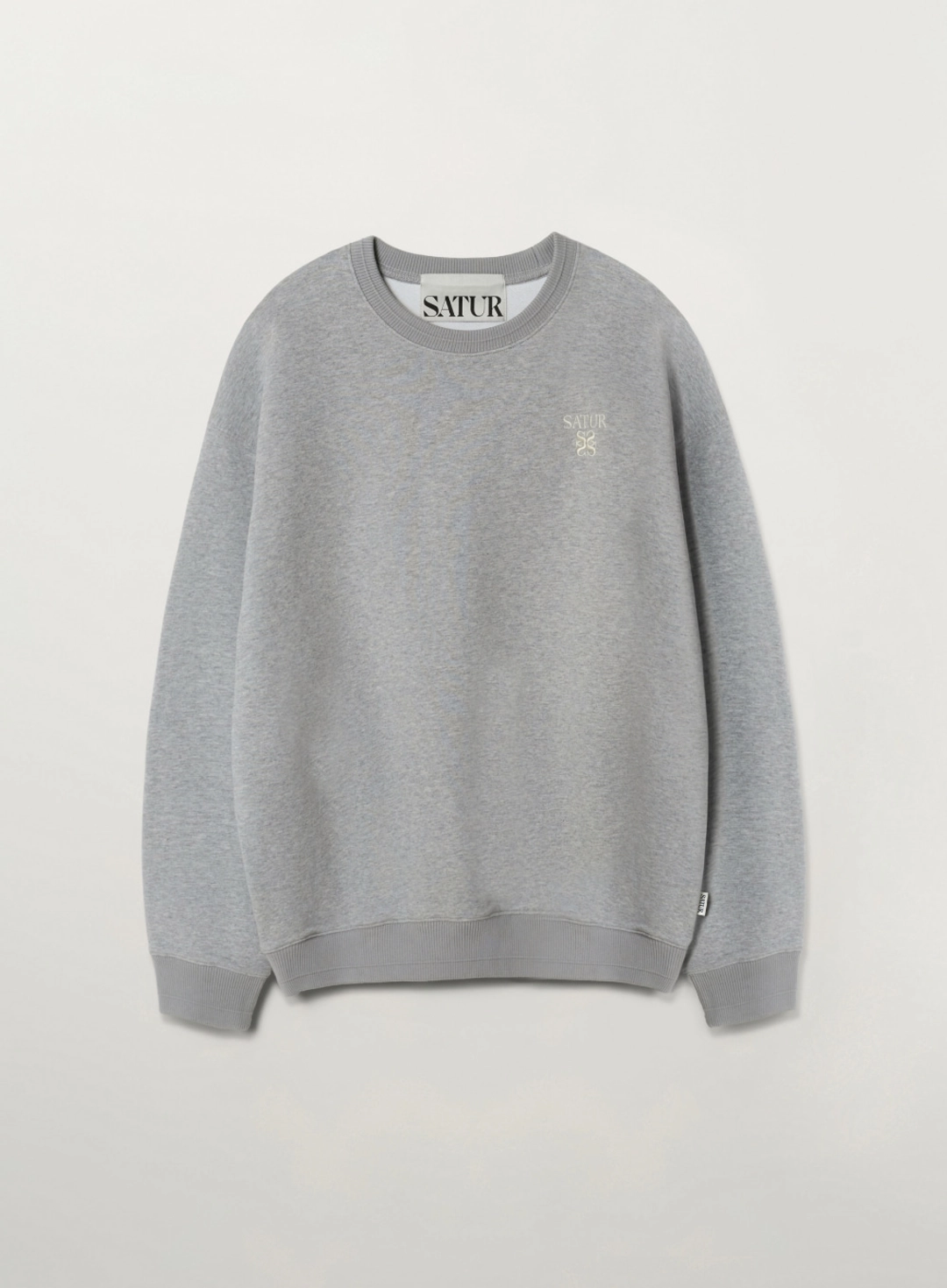 세터 Loren Small Logo Basic Sweatshirt - Melange Gray 상품 이미지 1
