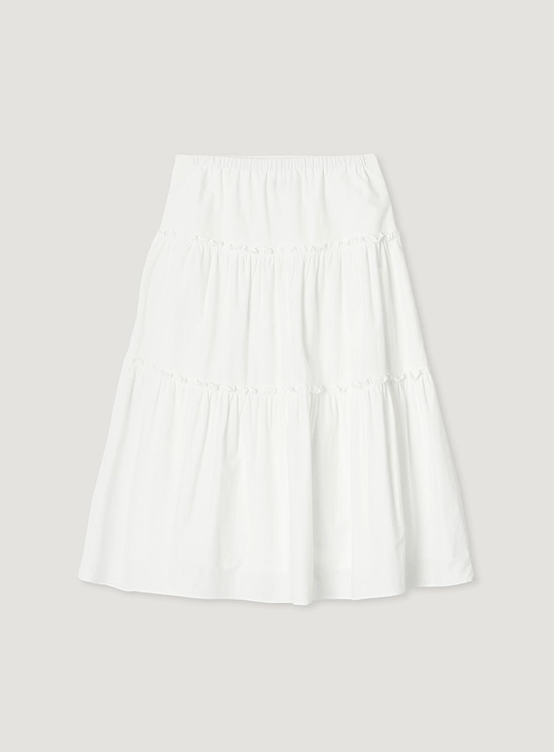 망고매니플리즈 NAIKO SHIRRING SKIRT_IVORY 상품 이미지 1
