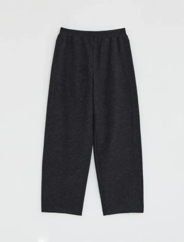SOFT FLEECE CURVE PANTS [CHARCOAL]